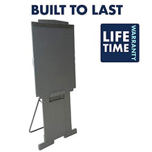 Load image into Gallery viewer, Quartet Easel, Adjusts 39 to 72 inches High, Collapsible, Portable, Whiteboard, Flipchart Holder, DuraMax Presentation, Gray (200E)