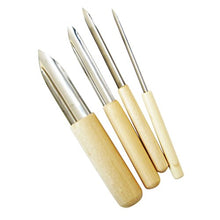 Load image into Gallery viewer, Baoblaze 4 Piece Wooden Handle Polymer Clay Punch Hole Cutter Pottery Sculpting Tools Set