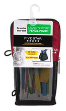 Load image into Gallery viewer, Five Star Pencil Pouch, Pen Case, Fits 3 Ring Binder, Stand 'N Store, Color Selected For You (50516)
