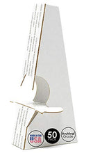 Load image into Gallery viewer, Golden State Art Easel Back Self Stick Double Wing, Archival Quality Acid-Free, 5 Inch, Display Your Signs, Crafts, Pictures, Art, Prints. Easy and Quick Application. (Pack of 50) White