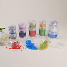 Load image into Gallery viewer, BENECREAT 30 Pack 1.47"x0.78" (10ml) Empty Clear Plastic Bead Storage Container jar with Rounded Screw-Top Lids for Beads, Nail Art, Glitter, Make Up, Cosmetics and Travel Cream