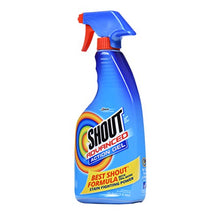 Load image into Gallery viewer, Shout Advanced Spray and Wash Laundry Stain Remover Gel, Best Shout Formula, 22 oz - Pack of 3