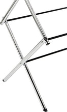 Load image into Gallery viewer, Amazon Basics Foldable Clothes Drying Laundry Rack - Chrome