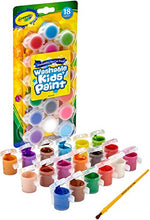 Load image into Gallery viewer, Crayola Washable Kids Paint Set & Paintbrush, Painting Supplies, 18 Count