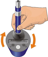 Load image into Gallery viewer, Staedtler 502 BK A6 Mars Rotary Action Lead Pointer and Tub for 2mm Leads, 502BKA6,Blue