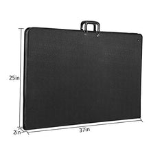 Load image into Gallery viewer, 1st Place Products Professional Art Portfolio Case - 24 x 36 Inches - Light Weight & Durable - Shoulder Strap & Handle Options - Three Inside Pockets - Water Resistant - Documents Posters Monitors