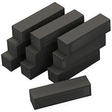 Load image into Gallery viewer, Iconikal Latex-Free Non-Toxic Eraser, Charcoal Black, 10-Pack