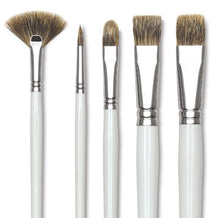 Load image into Gallery viewer, Bob Ross Oil Brushes - Floral Filbert, Size 12