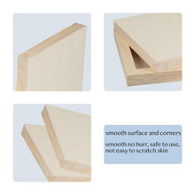 Load image into Gallery viewer, 10 Pcs 5.7''x5.7'' Pine Wood Painting Panel Boards,Wood Canvas Panel Boards for Painting, Natural Unfinished Wooden Paint Panel Boards, Kid's Hand Draw Wood Panels