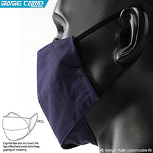 Load image into Gallery viewer, BASE CAMP Reusable Cloth Face Masks 100% Cotton Washable Adjustable Breathable Fabric Mask with Filter Pocket
