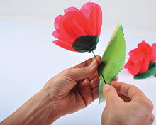 Load image into Gallery viewer, Smart-Fab Disposable Art and Decoration Fabric Roll, 122 x 6.4 x 6.4 cm, Red
