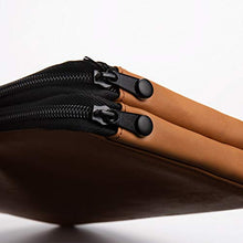 Load image into Gallery viewer, Speedball Art Products Genuine Leather Storage Case for Pencils, Markers, Pens and Art Supplies (Holds Up to 48 Standard Pencils, Antique Brown)