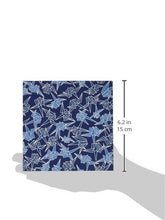 Load image into Gallery viewer, Aitoh Origami Paper, 5.875 by 5.875-Inch, Aizome Blue Yuzen, 5-Pack