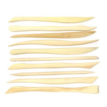 Load image into Gallery viewer, Honbay 10-Piece Double Ended Wooden Mini Modeling Tools Clay Sculpture Tools for Cutting, Carving and Smoothing