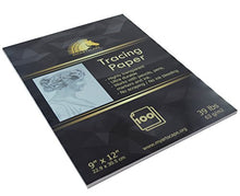Load image into Gallery viewer, Tracing Paper Pad - 39lb - 9" x 12" - 100 Transparent Sheets - Artist Quality - MyArtscape
