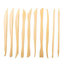 Load image into Gallery viewer, Sperrins 10pcs Clay Tool Wood Pottery Modeling Sculpey Sculpture Clay Tools Set DIY