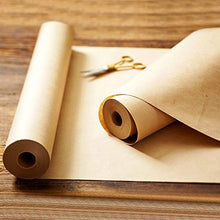 Load image into Gallery viewer, Made in USA Brown Kraft Paper Jumbo Roll 30" x 2400" (200ft) Ideal for Gift Wrapping, Art, Craft, Postal, Packing, Shipping, Floor Protection, Dunnage, Parcel, Table Runner, 100% Recycled Material