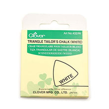 Load image into Gallery viewer, CLOVER 432/W Triangle Tailors Chalk, White