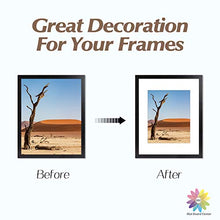 Load image into Gallery viewer, MBC MAT BOARD CENTER, Pack of 10-8x10 Pre-Cut 5x7 - White Mats - for Pictures, Photos, Framing - Kit Includes: 10 White Backboards and 10 Clear Bags - Acid Free, 4-ply Thickness, White Core