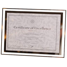 Load image into Gallery viewer, GracesDawn Crystal Glass Photo/Diploma/Document Frame Frame Picture Size 8 1/2" x 11'' 217mm279mm
