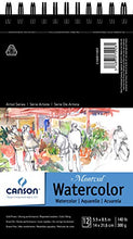Load image into Gallery viewer, CANSON Artist Series Montval Watercolor, 5.5" x 8.5", 0