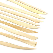 Load image into Gallery viewer, Honbay 10-Piece Double Ended Wooden Mini Modeling Tools Clay Sculpture Tools for Cutting, Carving and Smoothing