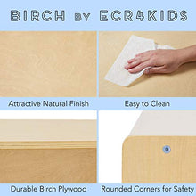 Load image into Gallery viewer, ECR4Kids ELR-0419 Birch 5-Section School Classroom Storage Cabinet with Casters, Commercial or Personal Storage, Kids’ Storage Organizer Shelf, Friendly Design, Certified and Safe, 24” High, Natural