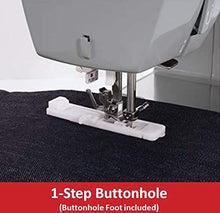 Load image into Gallery viewer, SINGER | Heavy Duty 4452 Sewing Machine with 110 Stitch Applications, Metal Frame, Built-In Needle Threader, & Heavy Duty Accessory Kit - Sewing Made Easy