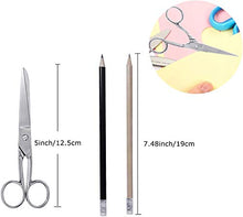 Load image into Gallery viewer, BUTUZE 32 Pieces Hand Bookbinding Tools, Bookbinding Kit for Beginners,Complete Bookbinding Tool Kit with Bookbinding Waxed Thread,Sewing Needles for Paper Bookbinding