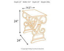 Load image into Gallery viewer, Signature Design by Ashley Braunsen Chair Side End Table Multi