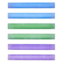 Load image into Gallery viewer, PRANG Hygieia Chalkboard Chalk, 3.25" x .38" Sticks, Assorted Colors White/Yellow/Pink/Blue, 12-Count Box (61400)