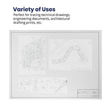 Load image into Gallery viewer, Pacific Arc Drafting Vellum Sheets, 10-Sheets 18 x 24 inches Paper Rag Vellum with Border and Title Block