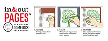 Load image into Gallery viewer, Koh-I-Noor Bristol Smooth Bright White Paper Pad with In and Out Pages, 270 GSM, 5.5 x 8.5", Side Wire-Bound, 20 Sheets per Pad (26170410413)