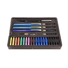 Load image into Gallery viewer, Mont Marte Calligraphy Set, 32 Piece. Includes Calligraphy Pens, Calligraphy Nibs, Ink Cartridges, Introduction Booklet and Exercise Booklet, Packaging May Vary