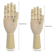 Load image into Gallery viewer, Mannequin Hand - Yookat Wood Art Mannequin Hand Model - Perfect for Drawing, Sketch, etc.(Male Hand)