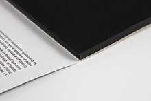 Load image into Gallery viewer, Canson Drawing Mi-Teintes Paper Pad, Dual Sided Textures for Pastels, Charcoals, Pencil, Fold Over, 98 Pound, 9 x 12 Inch, Black, 24 Sheets, 9"X12"