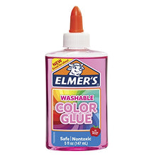 Load image into Gallery viewer, Elmer's Washable Translucent Color Glue, Pink, 5 Ounces, Great for Making Slime