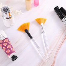 Load image into Gallery viewer, CEREALY 12 Pack Fan Soft Brushes Facial Brushes Makeup Beauty Fan Brush Acid Applicator for Glycolic Peel Masques