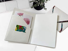 Load image into Gallery viewer, Set of 2 Blank Bound Notebooks A5 – Each 200 Lay Flat Pages – 5x8 Hardcover Sketch Pad – Drawing Sketchbook Ink-proof Paper 100% Recycled - Journal Refills by Le Vent