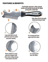 Load image into Gallery viewer, ROLLINGDOG 4 in 1 Paint Brush Comb,Brush Roller Cleaner Tool, Heavy Weighted For Sufficient Cleaning And Maintaining Your Paintbrushes And Rollers