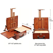 Load image into Gallery viewer, MEEDEN Ultimate Pochade Box,Lightweight and Portable French Easel Box with Storage,Plein Air Easel for Painting with Nylon Carry Bag,Makes Outdoor Painting Easy and Fun