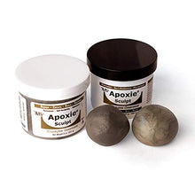 Load image into Gallery viewer, Apoxie Sculpt - 2 Part Modeling Compound (A & B) - 1 Pound, Silver Grey