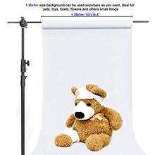 Load image into Gallery viewer, Yizhily Photography Photo Backdrop Background Paper (Arctic White) (53''x16.5')