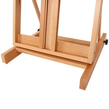 Load image into Gallery viewer, MEEDEN Classic H-Frame Artist Painting Easel,Solid Beechwood Studio Easel,Floor Easel,Premium Wood Easel for Oil, Acylic,Sketching, Pastel Painting, Holds Canvas Art up to 77”, Natural Color