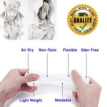 Load image into Gallery viewer, Moldable Cosplay Foam Clay (White) – High Density and Hiqh Quality for Intricate Designs | Air Dries to Perfection for Cutting with a Knife or Rotary Tool, Sanding or Shaping