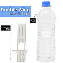 Load image into Gallery viewer, Lineco, Pack of 25, 5" White Adhesive Easel Back Self Stick, Double Wing. Display Your Signs, Crafts, Pictures, Art, Prints. Easy and Quick Application. Poster & Art Stand.