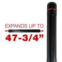 Load image into Gallery viewer, US Art Supply Large Black Telescoping Drafting Tube: Diameter: 4-7/8 inch OD, 4-1/2" ID, Length: 30-1/4 to 47-3/4 inches