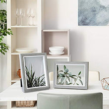 Load image into Gallery viewer, Afuly 4x6 Picture Frame Grey Wooden Photo Frames Modern Ready to Hang and Stand Tabletop Desk Display Gray Decor for Office Home, Set of 2 Unique Gifts