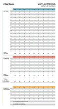 Load image into Gallery viewer, Chartpak Self-Adhesive Vinyl Capital Letters and Numbers, 1/2 Inches High, Black, 201 per Pack (01010), 1/2 Inch High