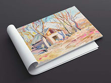 Load image into Gallery viewer, Bellofy Painting Paper Pad - 25 Sheets / 50 Pages - Acrylic Oil Watercolor Cold Pressed Rough Finish Paper for Painting - 9 x 12 inches, 246 lB / 400 GSM - Art Paper for Kids - Watercolor Sketchbooks
